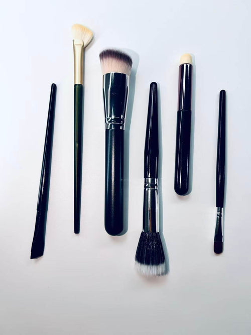 6-Piece Makeup Brush Set - Professional Makeup Tools